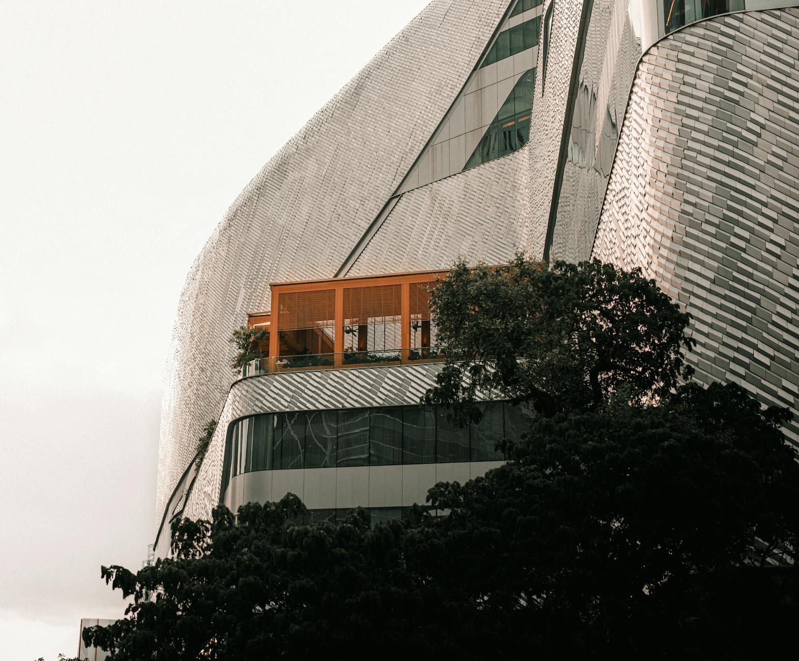 modern architectural building with sleek design